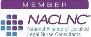 A member of the national alliance for legal nurse consultation